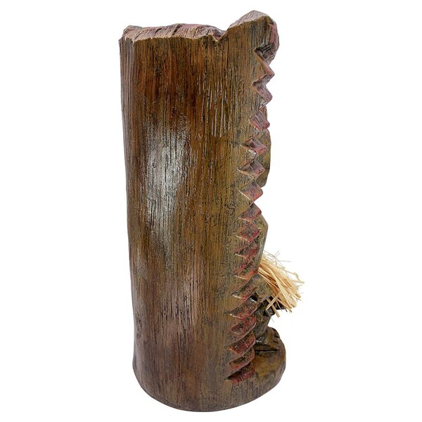 Design Toscano Pau Hana Hawaiian Tiki Totem Statue: Set of Two - AL91623