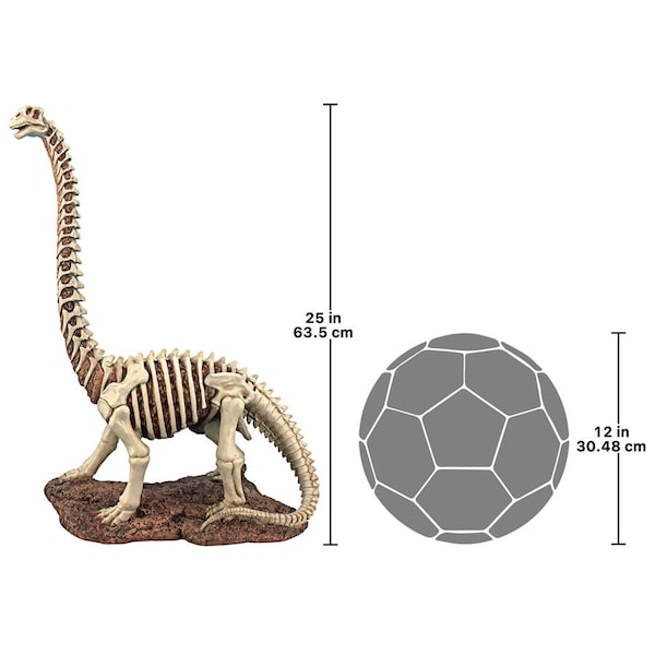 Design Toscano Bad to the Bone, Jurassic Brachiosaurus Dinosaur Statue - JQ86482