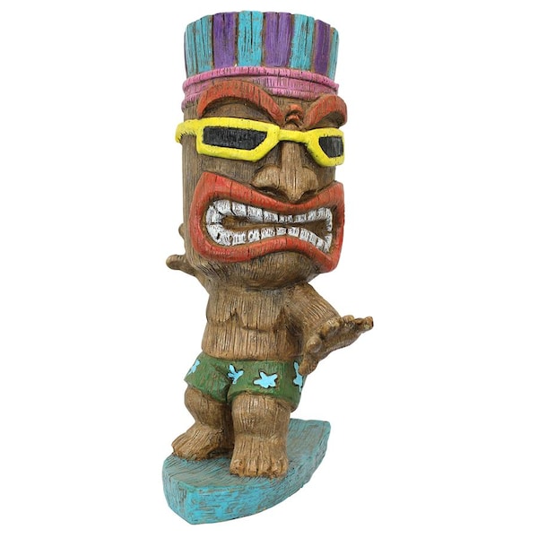 Design Toscano Kahuna Tiki Surfer Dude Statue - AL60180