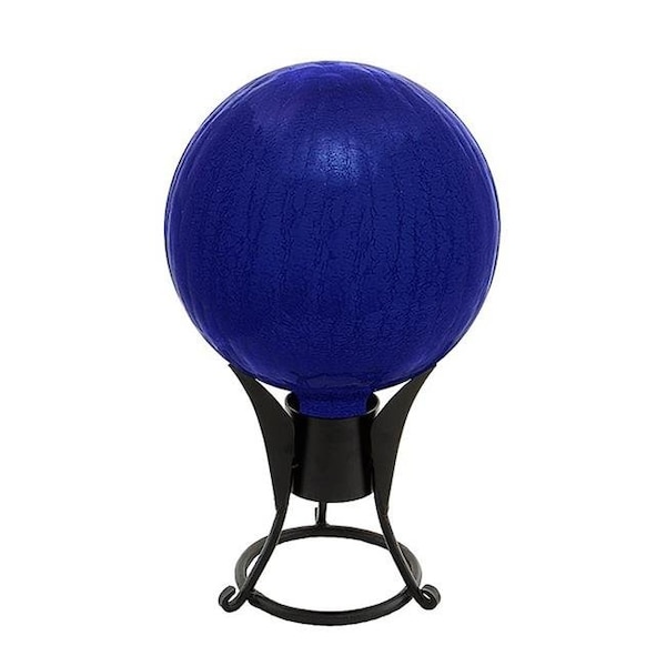 Achla Designs Achla G6-BL-C 6 in. Gazing Globe  Blue  Crackle - G6-BL-C