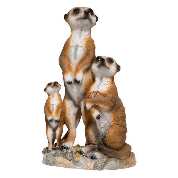Design Toscano The Meerkat Family Sculpture - QL56971