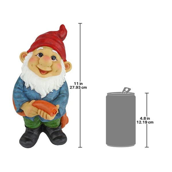 Design Toscano Hose It Off Harry, Gnome Spitter Piped Statue - QM2592000