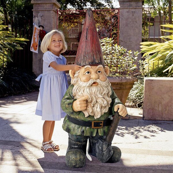 Design Toscano Gottfried, the Gigantic Garden Gnome Statue - AL50726