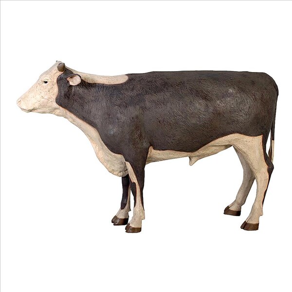 Design Toscano The Grand-Scale Wildlife Animal Collection: Hereford Steer Statue - NE80125