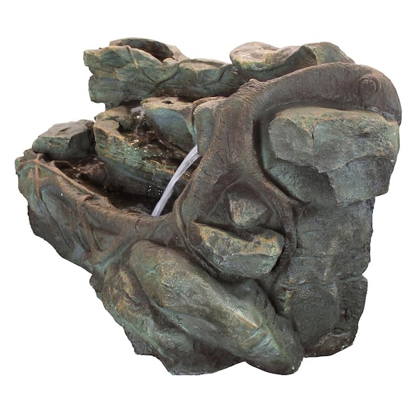 Design Toscano Staggered Rock Canyon Cascading Garden Fountain - DW96011