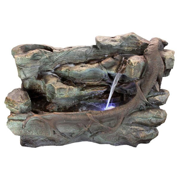 Design Toscano Staggered Rock Canyon Cascading Garden Fountain - DW96011
