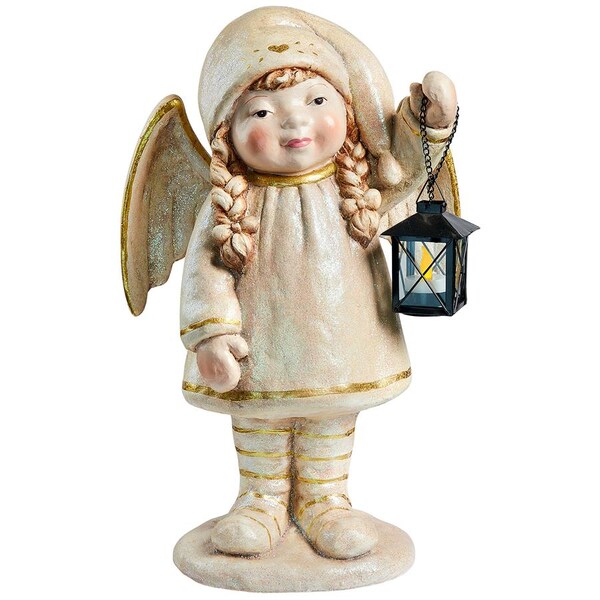 Design Toscano Noelle Shines the Christmas Light Holiday Angel Statue - DS19119