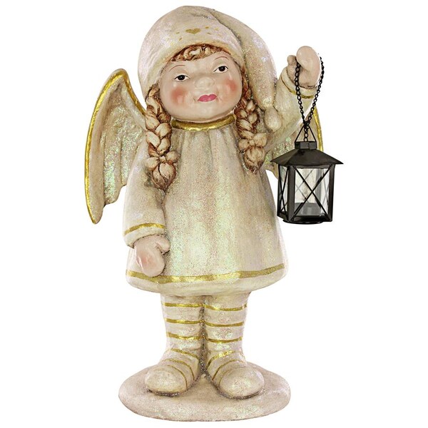 Design Toscano Noelle Shines the Christmas Light Holiday Angel Statue - DS19119