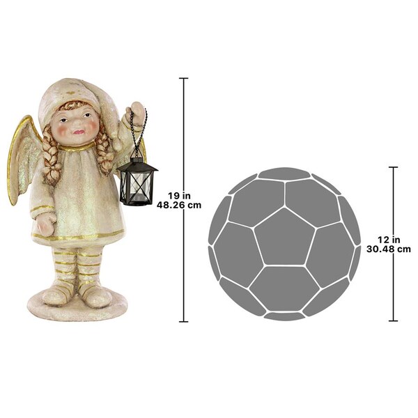 Design Toscano Noelle Shines the Christmas Light Holiday Angel Statue - DS19119
