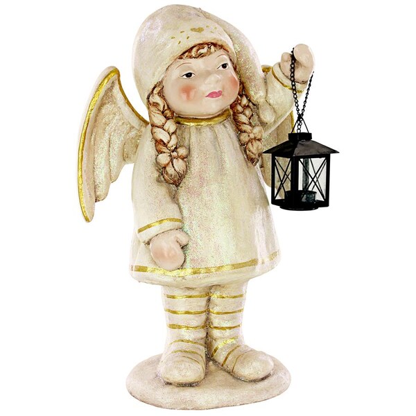 Design Toscano Noelle Shines the Christmas Light Holiday Angel Statue - DS19119