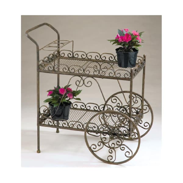 Pipers Pit D68 TC101 30 x 17 x 30 Tea Cart Garden Decor - PI2523253