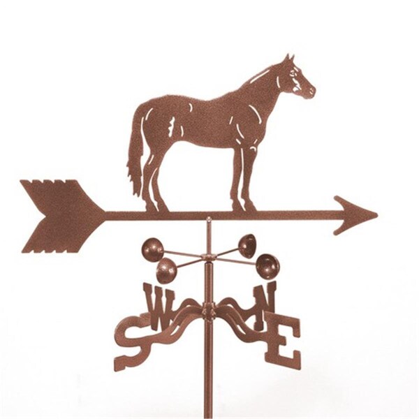 Ez Vane Quarter Horse Weathervane with Four Sided Mount - EZ1504-4S
