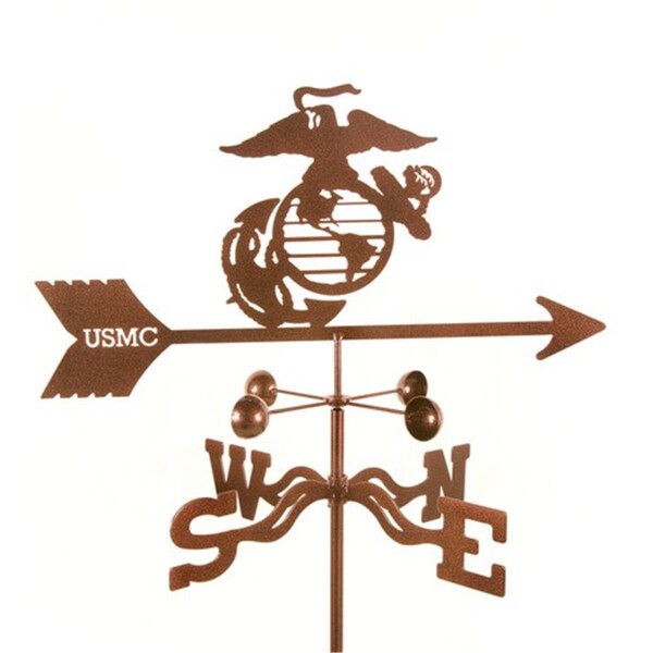 Ez Vane Marines Weathervane with Four Sided Mount - EZ1707-4S