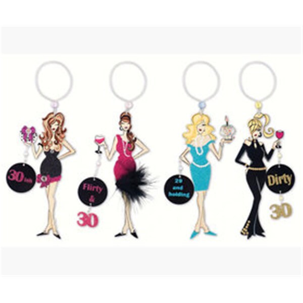 Sunset Vista Designs Co. Sunset Vista Designs Working Girls 30th Birthday Wine Charm And Magnet - SVWG293