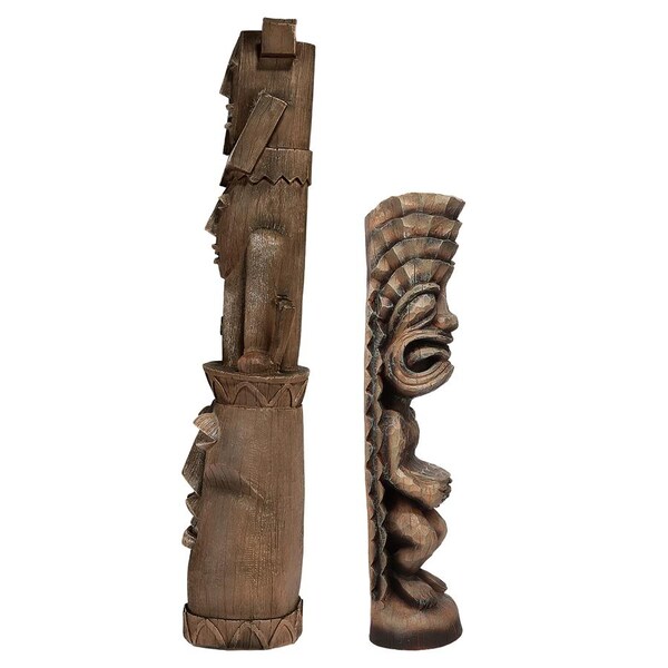 Design Toscano Tiki Gods Statue: Set of Gods of the Three Pleasures & Luau - NG931189