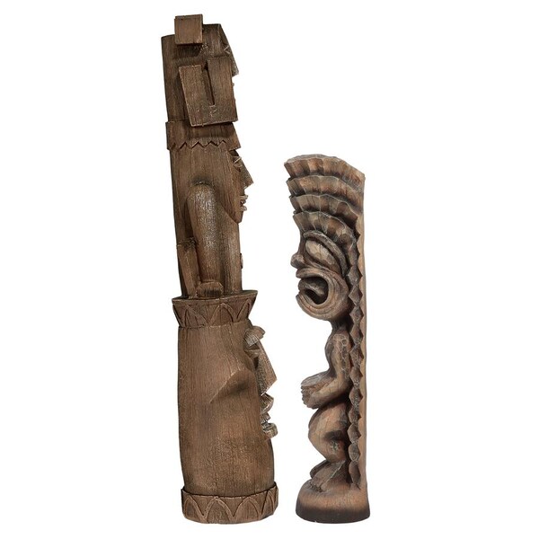 Design Toscano Tiki Gods Statue: Set of Gods of the Three Pleasures & Luau - NG931189