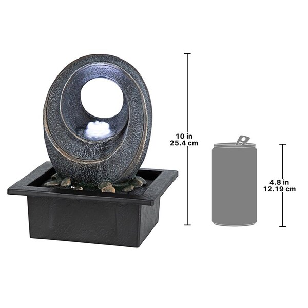 Design Toscano Infinite Nature Divine Universe Tabletop Fountain - SH205011