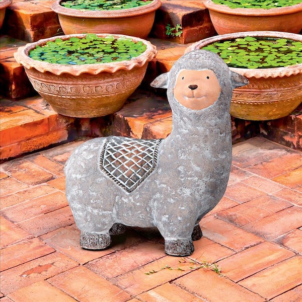 Design Toscano Andes the Little Alpaca Garden Statue - HT21052532