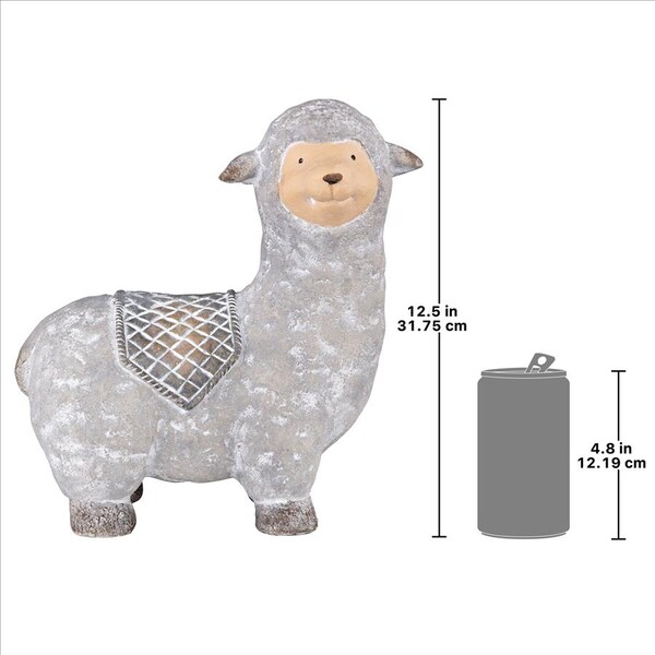 Design Toscano Andes the Little Alpaca Garden Statue - HT21052532