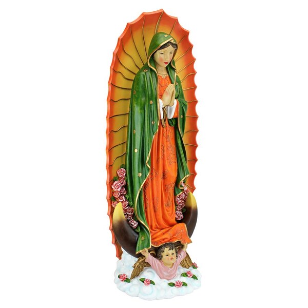 Design Toscano The Virgin of Guadalupe Religious Statue: Large - JQ9454