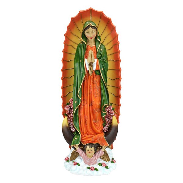 Design Toscano The Virgin of Guadalupe Religious Statue: Large - JQ9454