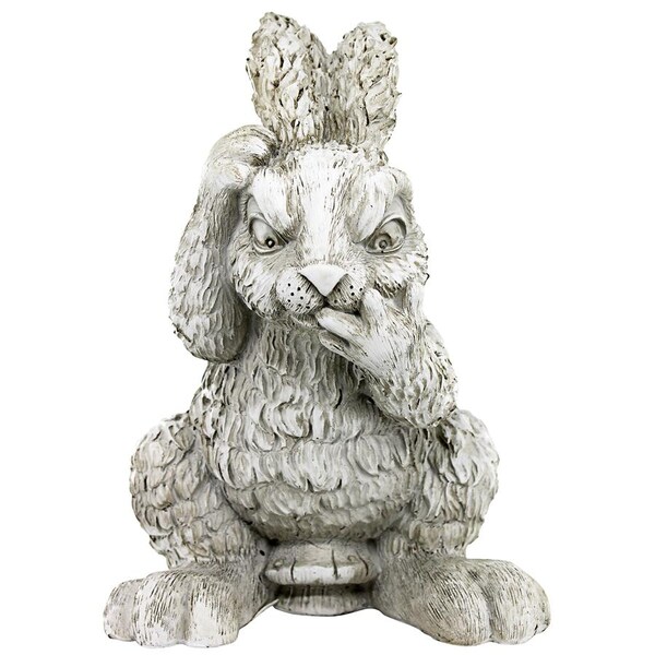 Design Toscano Clem the Confused Bunny Rabbit Garden Statue - AL20513