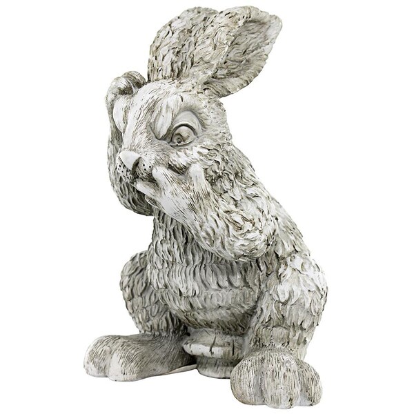 Design Toscano Clem the Confused Bunny Rabbit Garden Statue - AL20513