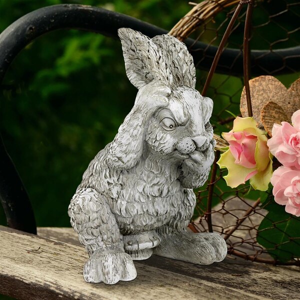 Design Toscano Clem the Confused Bunny Rabbit Garden Statue - AL20513