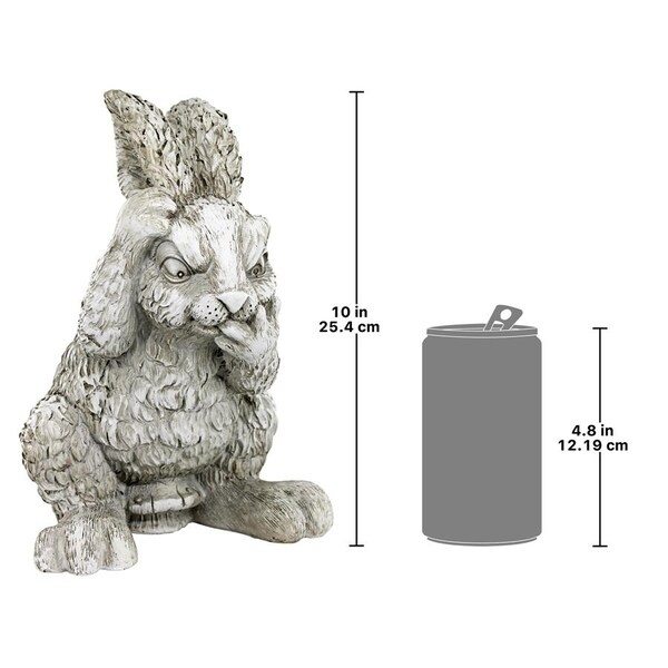 Design Toscano Clem the Confused Bunny Rabbit Garden Statue - AL20513