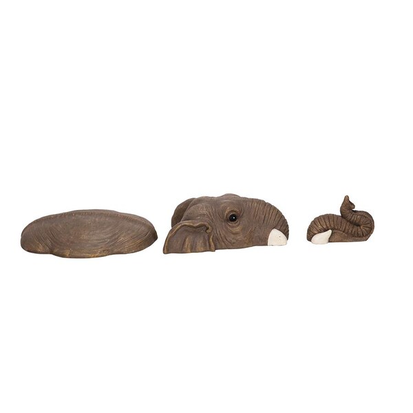Design Toscano In For a Swim Elephant Lawn Sculpture - NG34904
