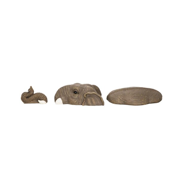 Design Toscano In For a Swim Elephant Lawn Sculpture - NG34904