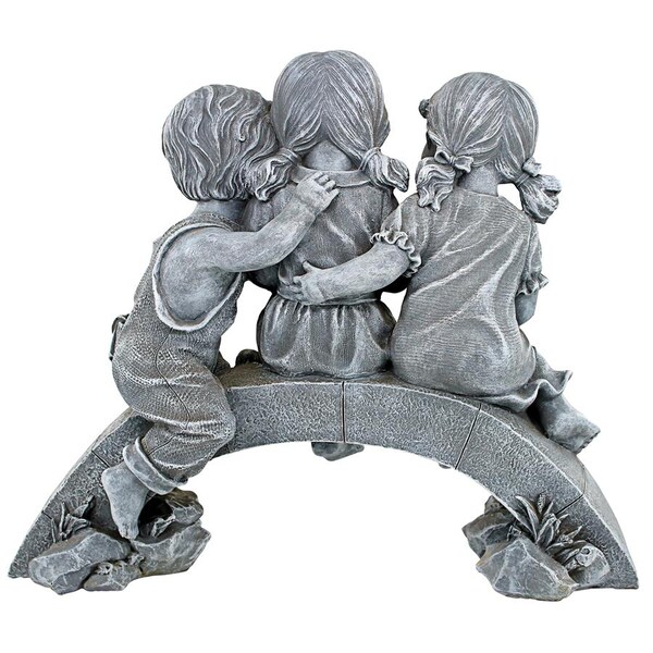Design Toscano Nature's Scholars Reading Children Garden Statue - QL299435
