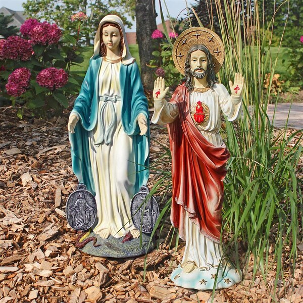 Design Toscano Italian-Style Devotional Art Collection: Jesus and Mary Sculptures - KY9313