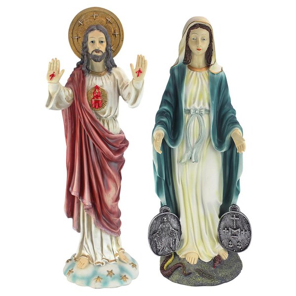 Design Toscano Italian-Style Devotional Art Collection: Jesus and Mary Sculptures - KY9313