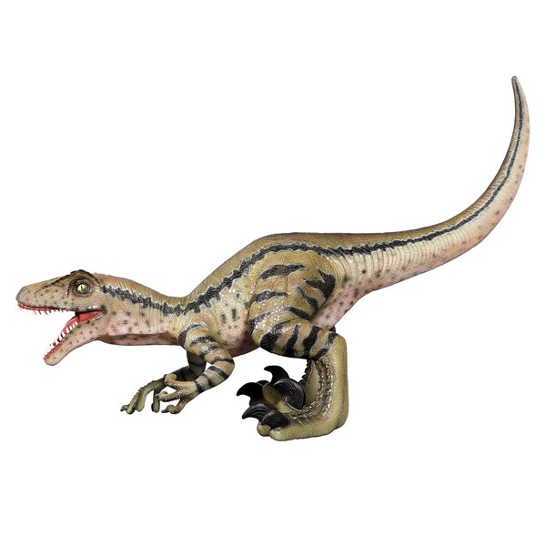 Design Toscano Razor Beak Vicious Velociraptor Jurassic Dinosaur Statue - NE230019