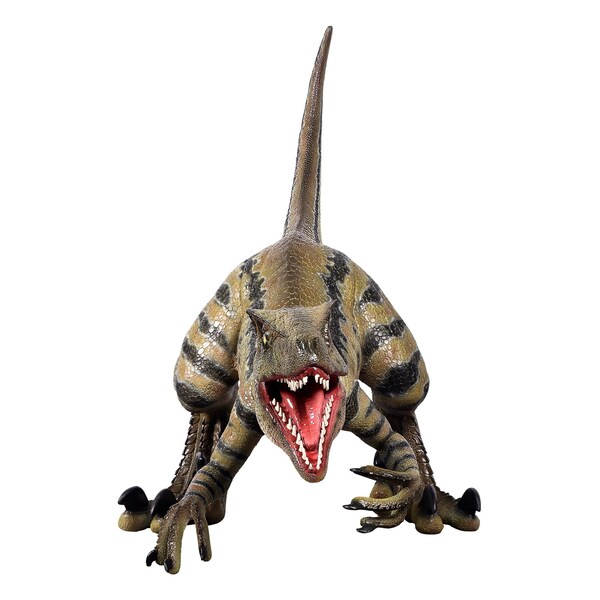 Design Toscano Razor Beak Vicious Velociraptor Jurassic Dinosaur Statue - NE230019
