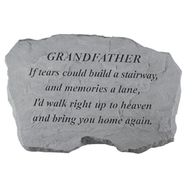 Kay Berry Grandfather-If Tears Could Build A Stairway, 16-in. x 10.5-in. x 1.5-in. - KA313596