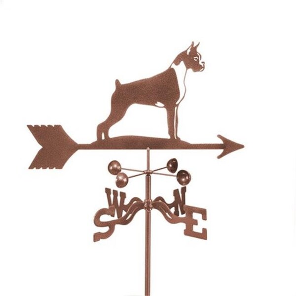 Ez Vane EZ Vane EZ1403-DK Dog Boxer Weathervane with Deck Mount - EZ1403-DK