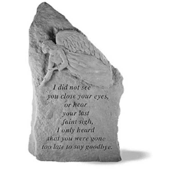 Kay Berry - Inc. I Did Not See You Close Your Eyes - Angel Memorial - 14.75 Inches x 8.5 Inches - KA313374