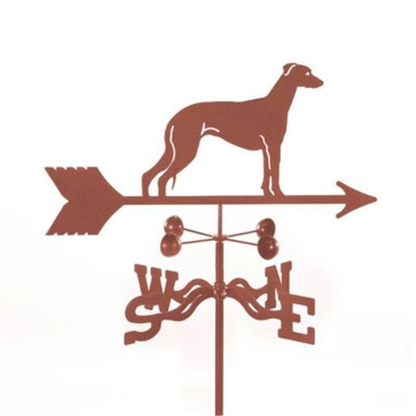 Ez Vane EZ Vane EZ1412-4S Greyhound Dog Weathervane with Four Sided Mount - EZ1412-4S