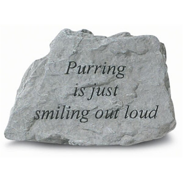 Kay Berry - Inc. Purring Is Just Smiling Out Loud - Garden Accent - 4.5 Inches x 3.75 Inches - KA313537