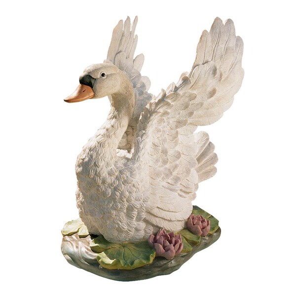 Design Toscano The Majesty of Swan Lake Sculpture - NG30774