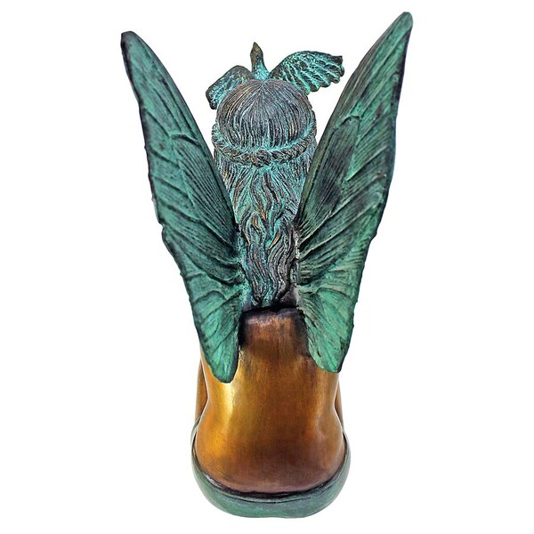 Design Toscano Bird Fairy Cast Bronze Garden Statue: Small - MP9222