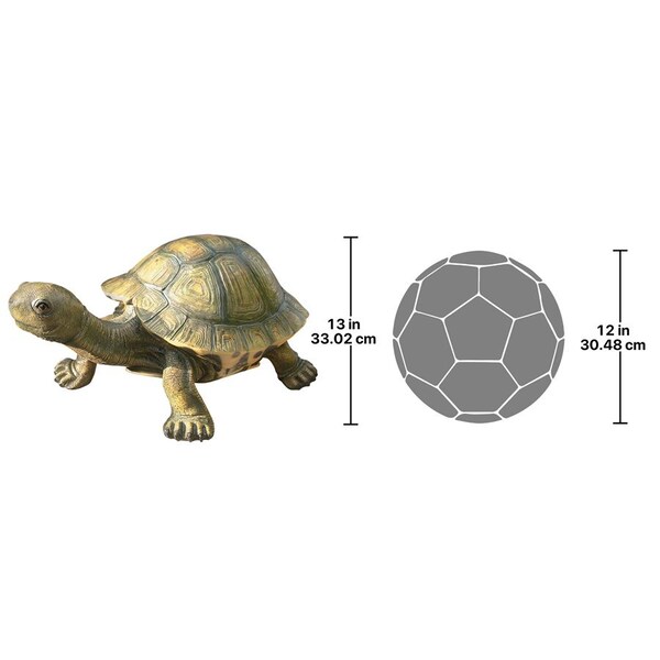 Design Toscano The Tranquil Tortoise Garden Sculpture: Large - KY16867