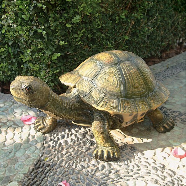 Design Toscano The Tranquil Tortoise Garden Sculpture: Large - KY16867