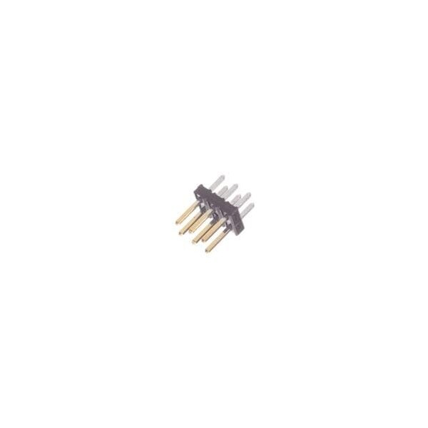 Conector de placa FCI, 3 contactos, 2 filas, hembra, recto, paso de 0.079 pulgadas, terminal de soldadura - 57102-S06-03LF