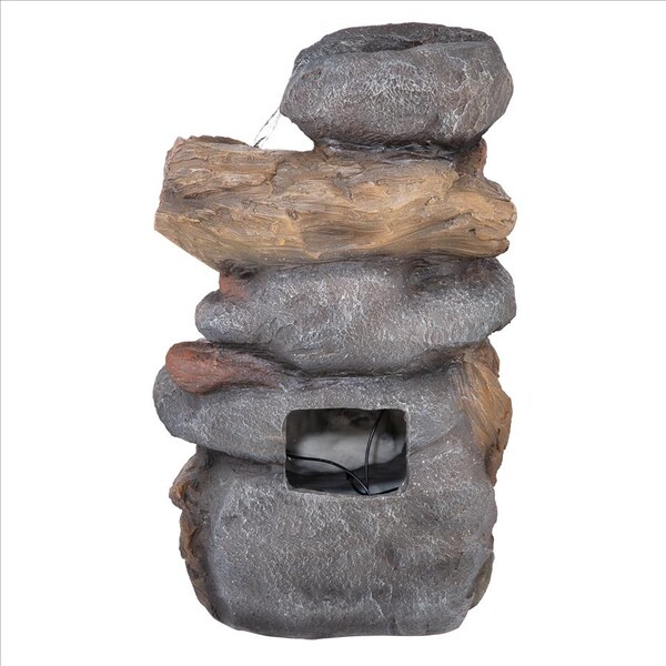 Design Toscano Avalanche Creek Cascading Waterfall Garden Fountain - SH206546