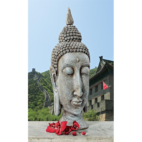 Design Toscano Sukhothai Buddha Asian Garden Sculptural Bust - NY513702
