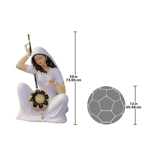 Design Toscano Serene Mira Bai Sculpture - KY46510