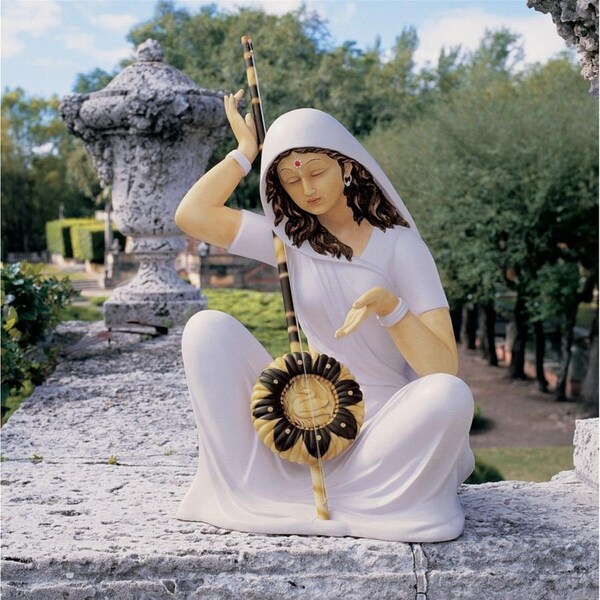 Design Toscano Serene Mira Bai Sculpture - KY46510